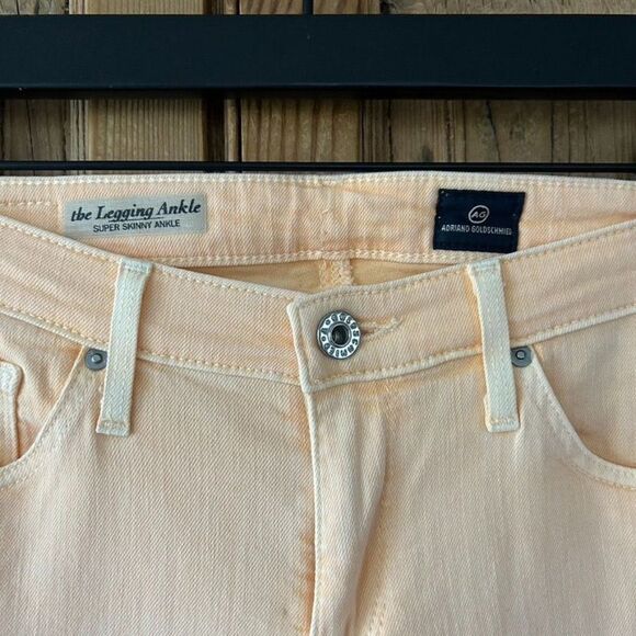 AG Adriano Goldschmied‎ 26 R Orange The Legging Ankle Super Skinny Jeans - Picture 3 of 10